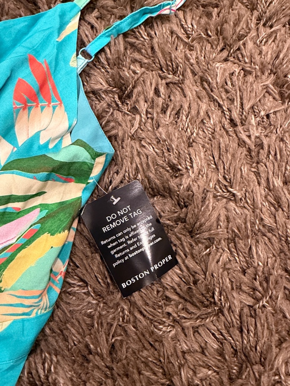 New BOSTON PROPER
Tropical Forest Slit Jumpsuit Size 10 - Picture 6 of 14